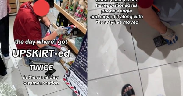 Woman uses herself as bait after 2 upskirt incidents on same day, man arrested at Cold Storage in Nex