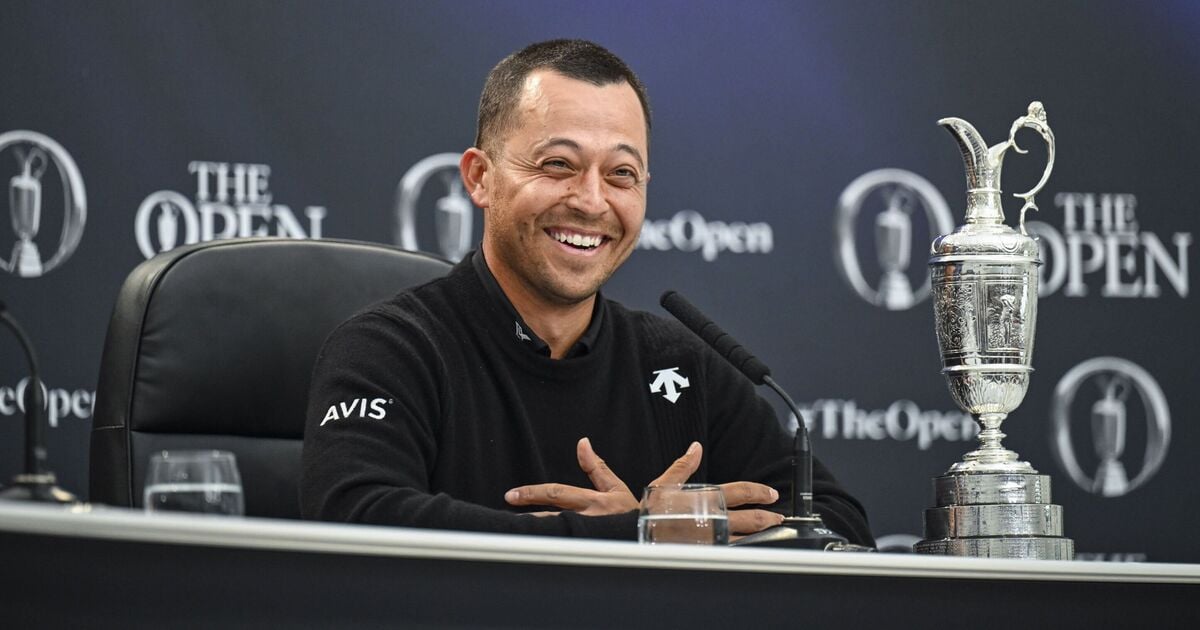 Xander Schauffele isn't allowed any trophies at his house after winning The Open
