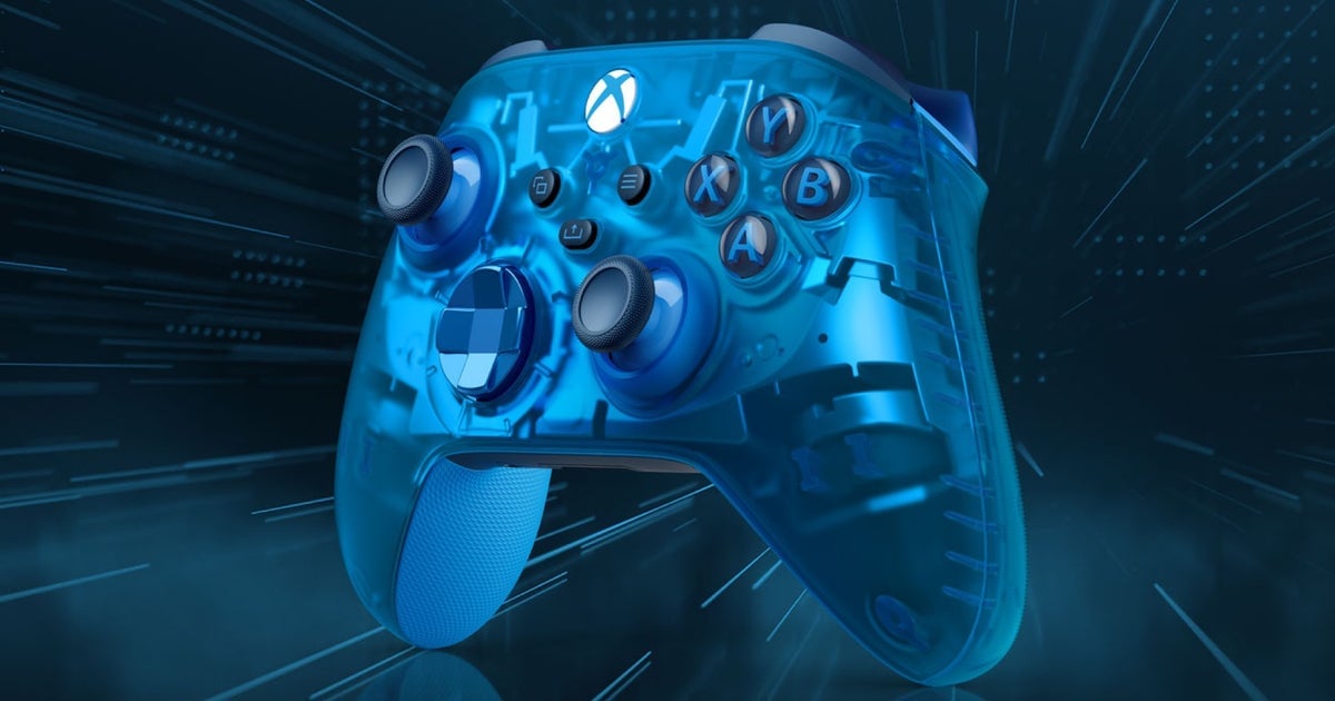 Xbox is going a bit 90s with its new transparent blue Sky Cipher controller