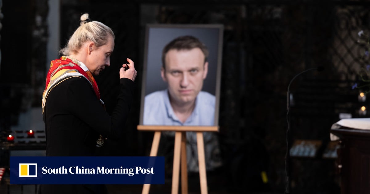 Yulia Navalnaya pledges to use US-based rights role to step up battle against Putin