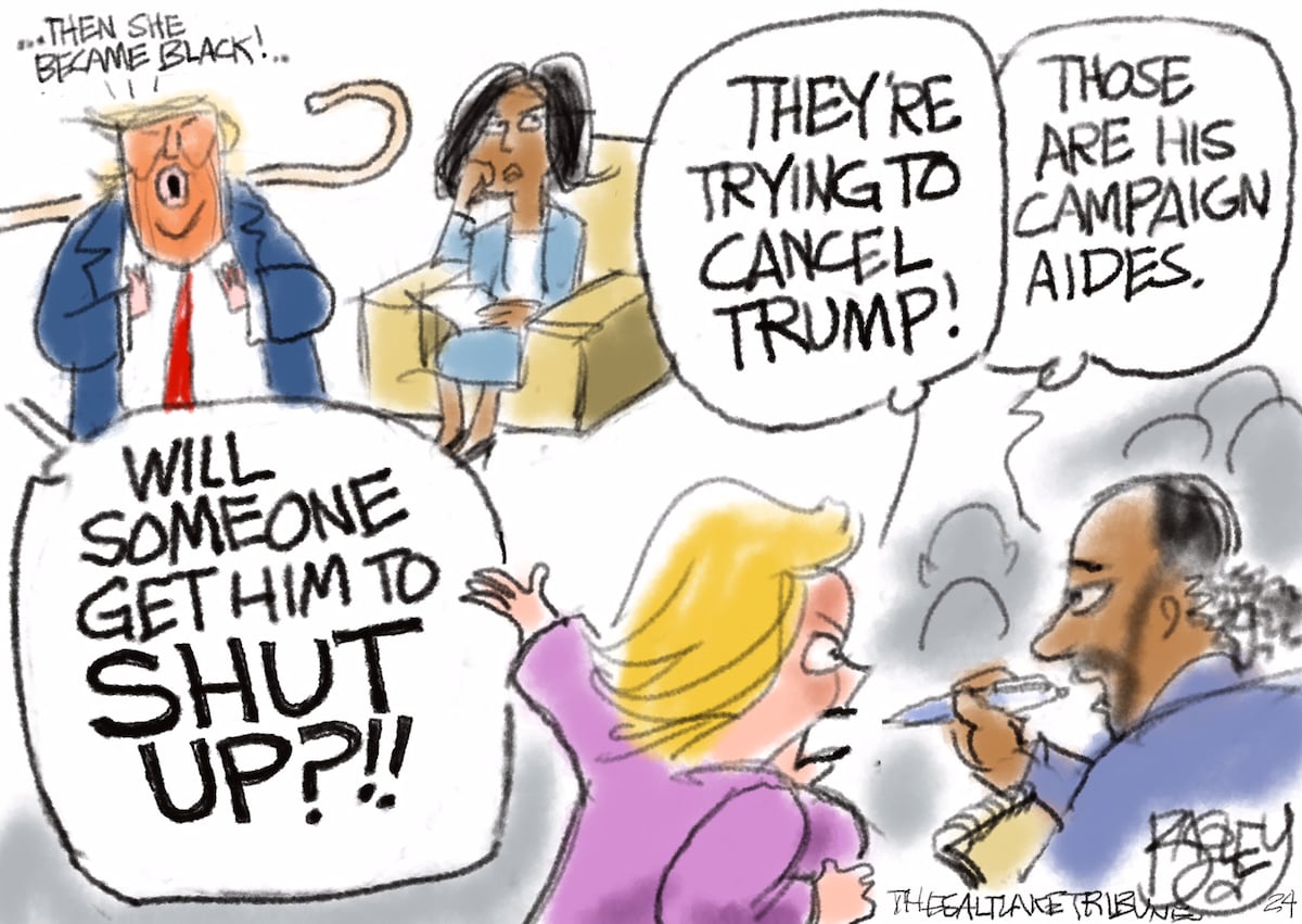 Bagley Cartoon: Let Him Talk