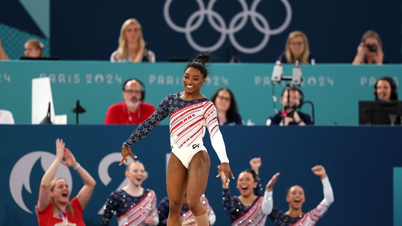 Biles, U.S. back on top with gymnastics team gold