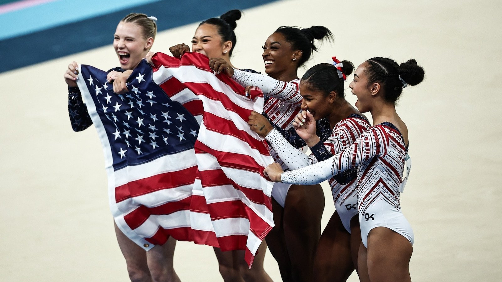 US women's gymnastics wins team gold medal