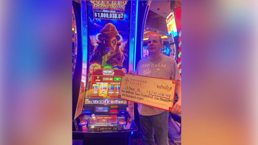 Man wins million-dollar jackpot at Thunder Valley