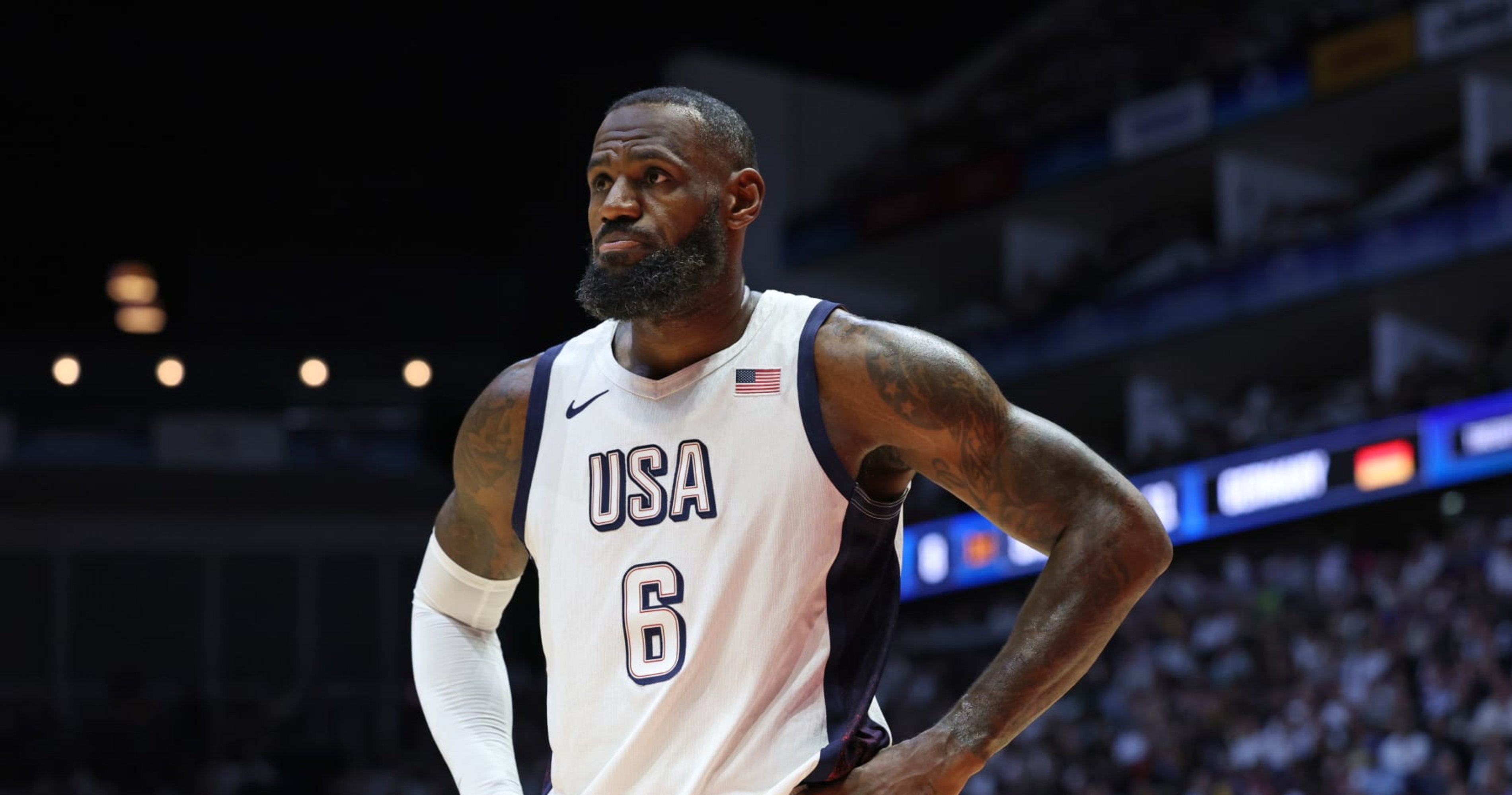 Video: LeBron James Says It's 'F--king Good' Team USA Saw Adversity vs. Germany