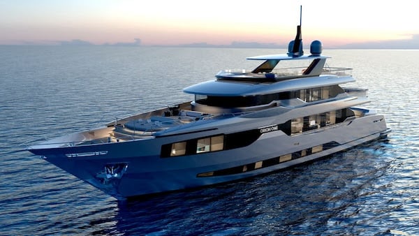 Hull and superstructure of 44m superyacht Orion One completed