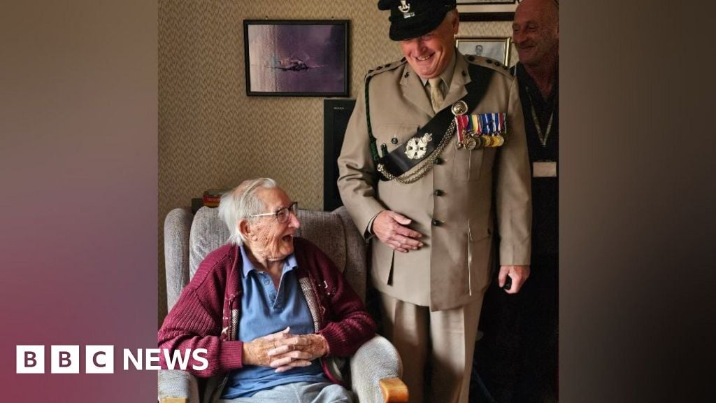 Veteran receives surprise medal on 99th birthday