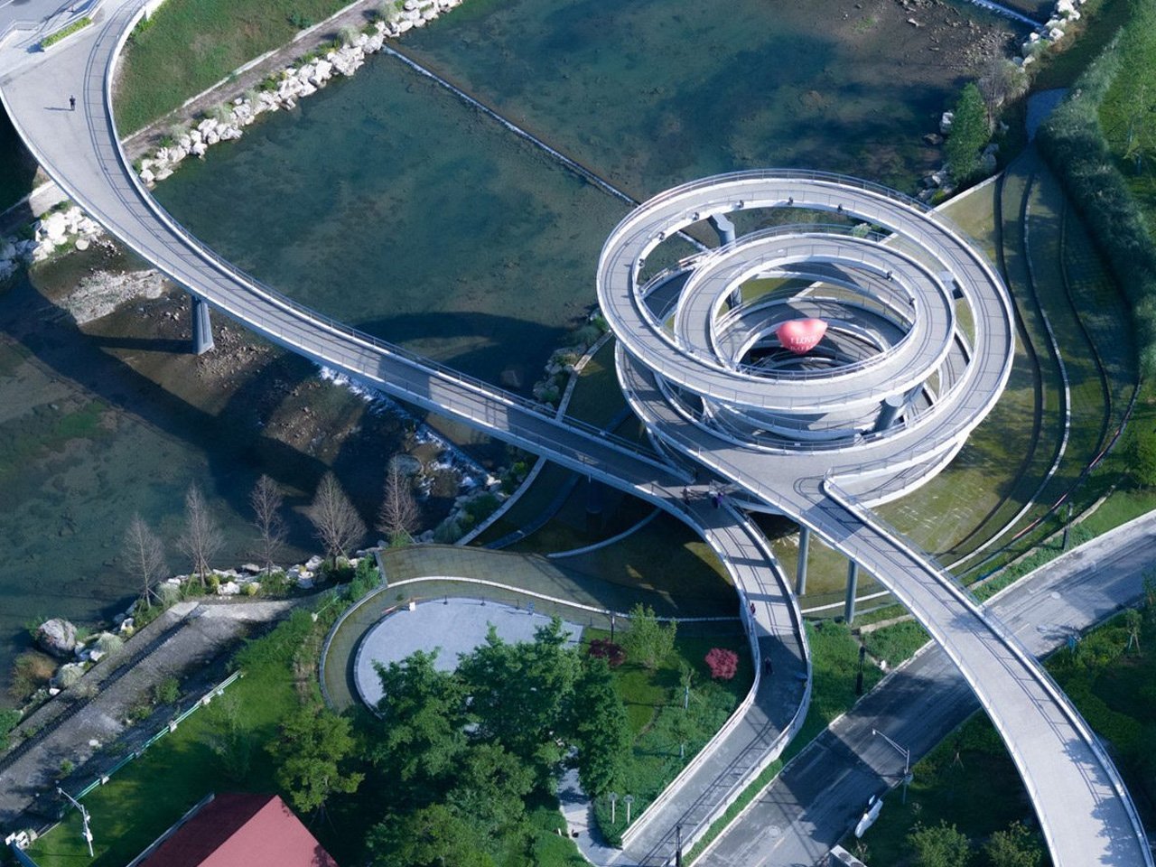 The G Clef Bridge In China Is Inspired By Musical Notation & Features A Spiralling Viewpoint