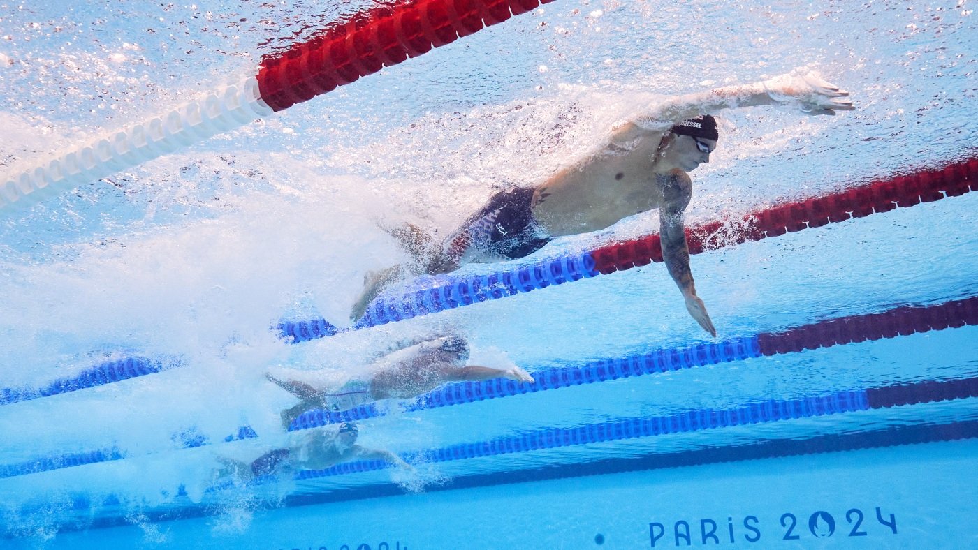 U.S. swimmers falter again on day seven of Olympics, winning a single silver medal