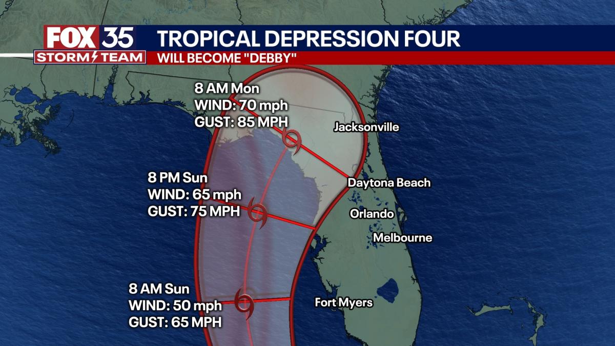Tropical Depression 4 tracker: Forecast path, spaghetti models, timeline