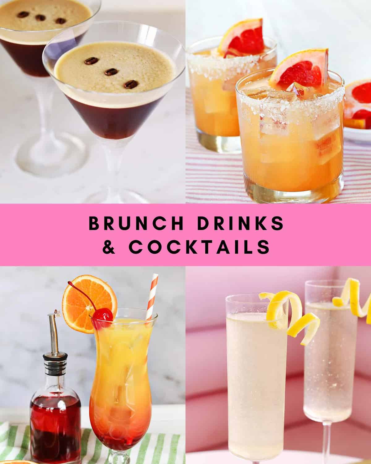 Brunch Drinks & Cocktails