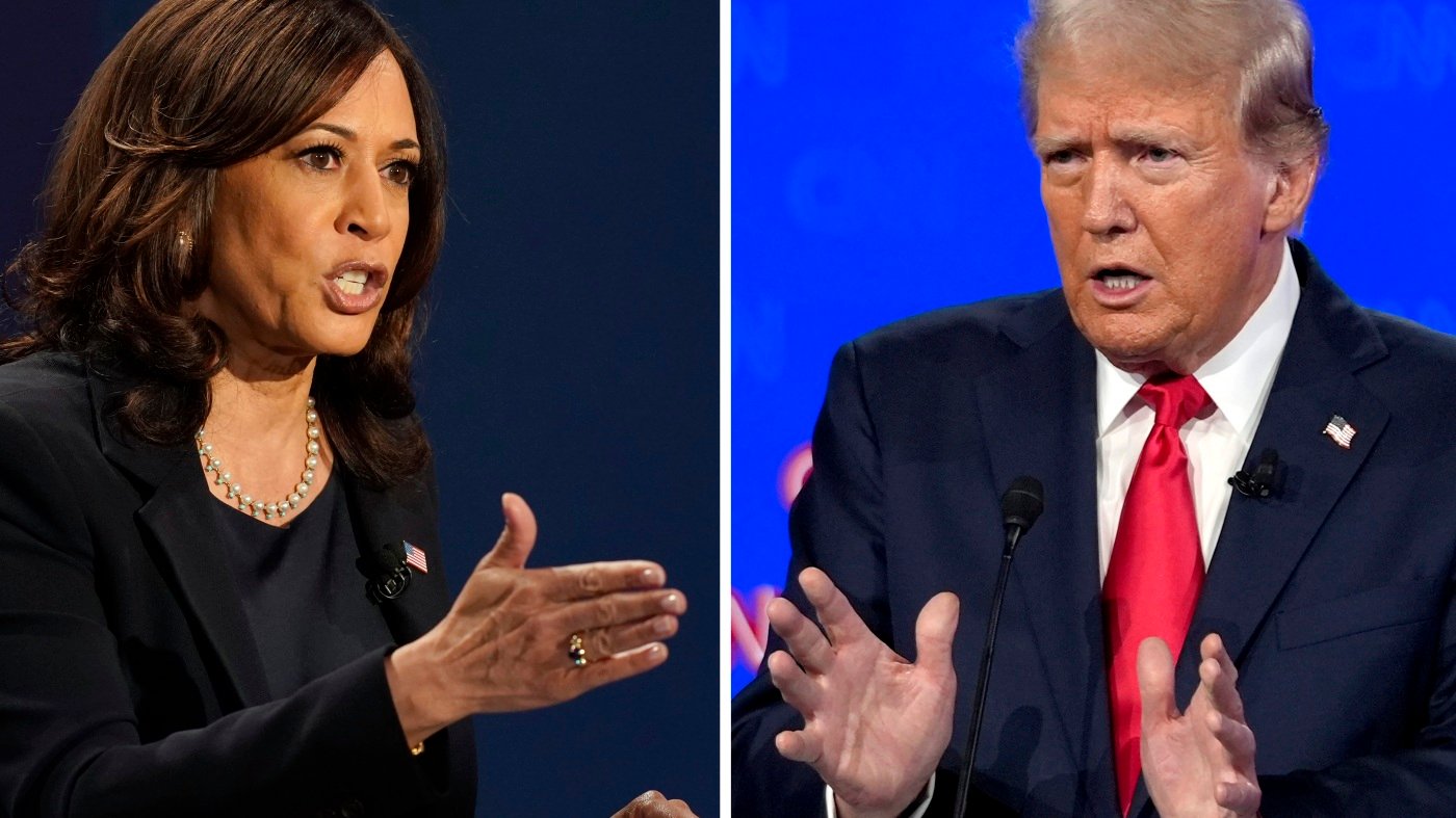 Trump posts about a new debate plan, and Harris pushes back