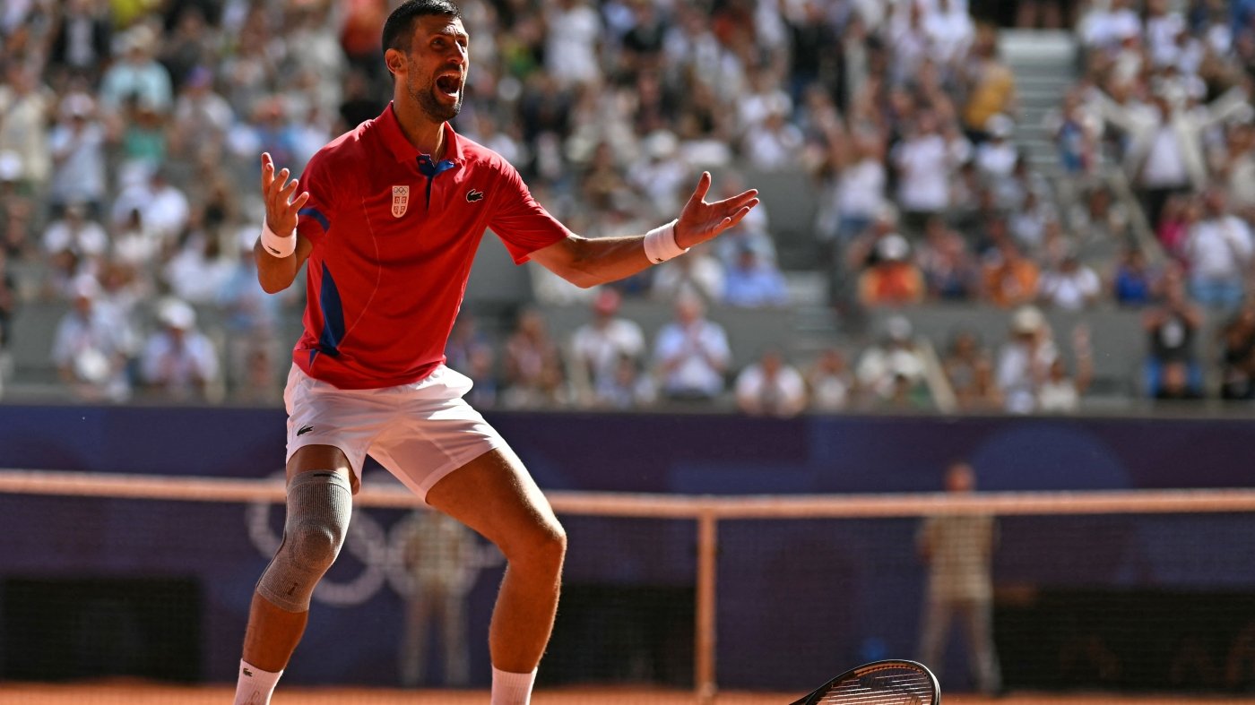 At 37 and already a tennis superstar, Novak Djokovic wins first Olympic gold medal