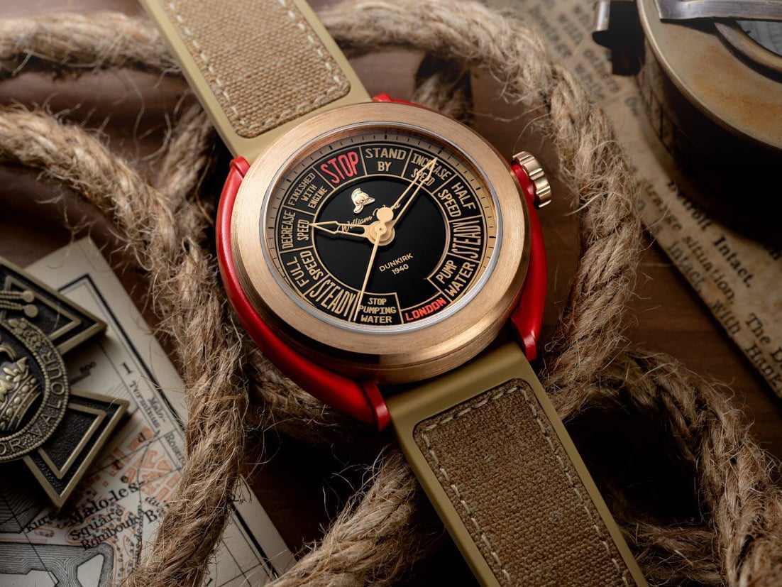 The Gorgeous Dunkirk Watch pays tribute to the Boats that rescued British Soldiers during WW2