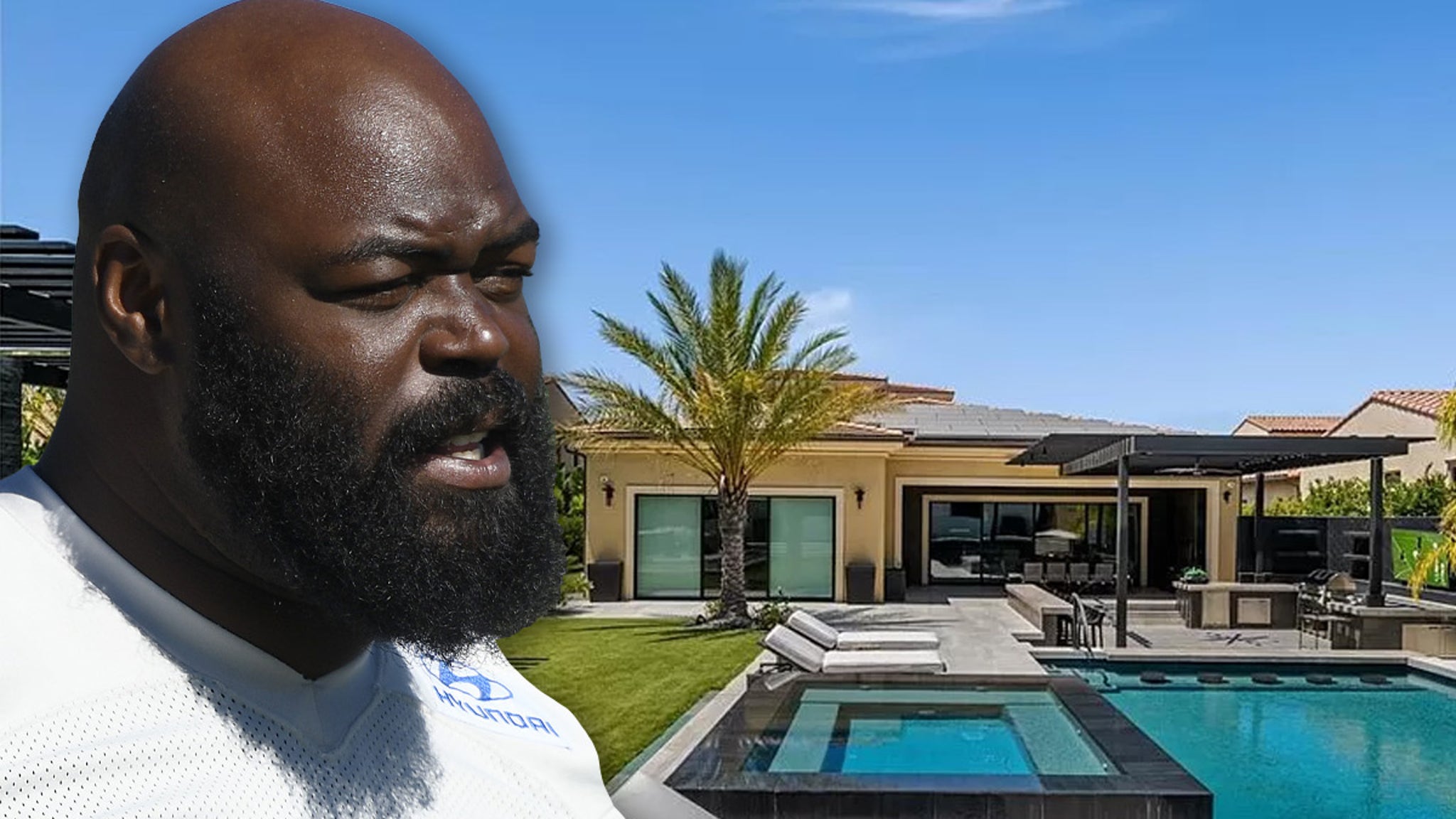 NFL's A'Shawn Robinson Lists CA Mansion For $4.2M, Recording Studio & Pool!