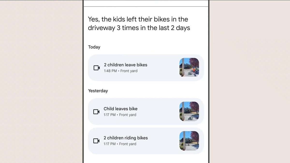Gemini Comes for Google's Cameras: How the AI Could Change Home Security Forever