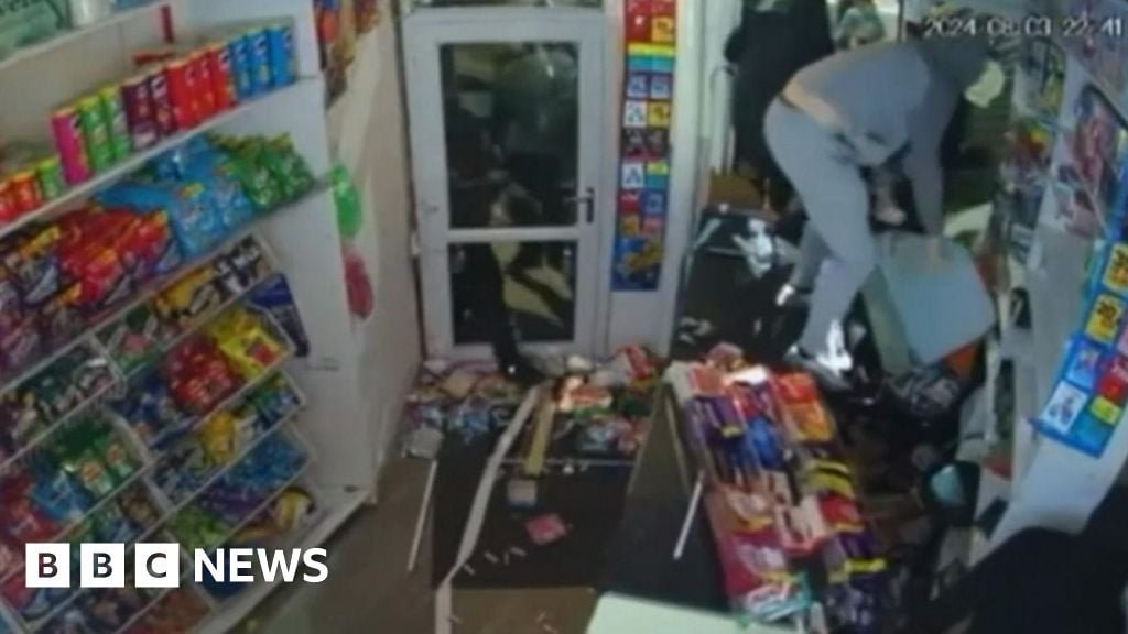 CCTV shows looting inside Liverpool shop during weekend of unrest