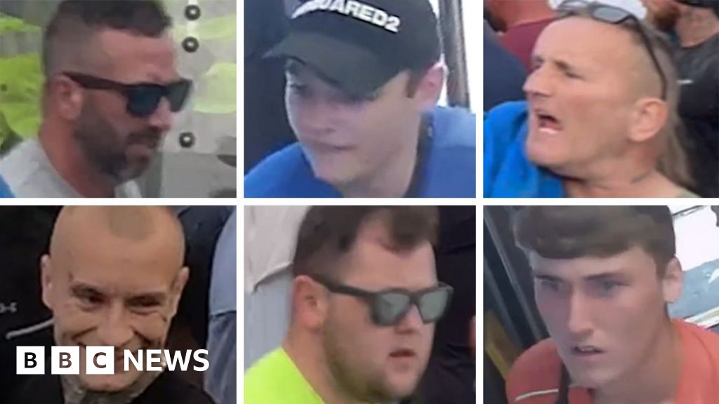 Photos of 14 men released in police appeal over riots