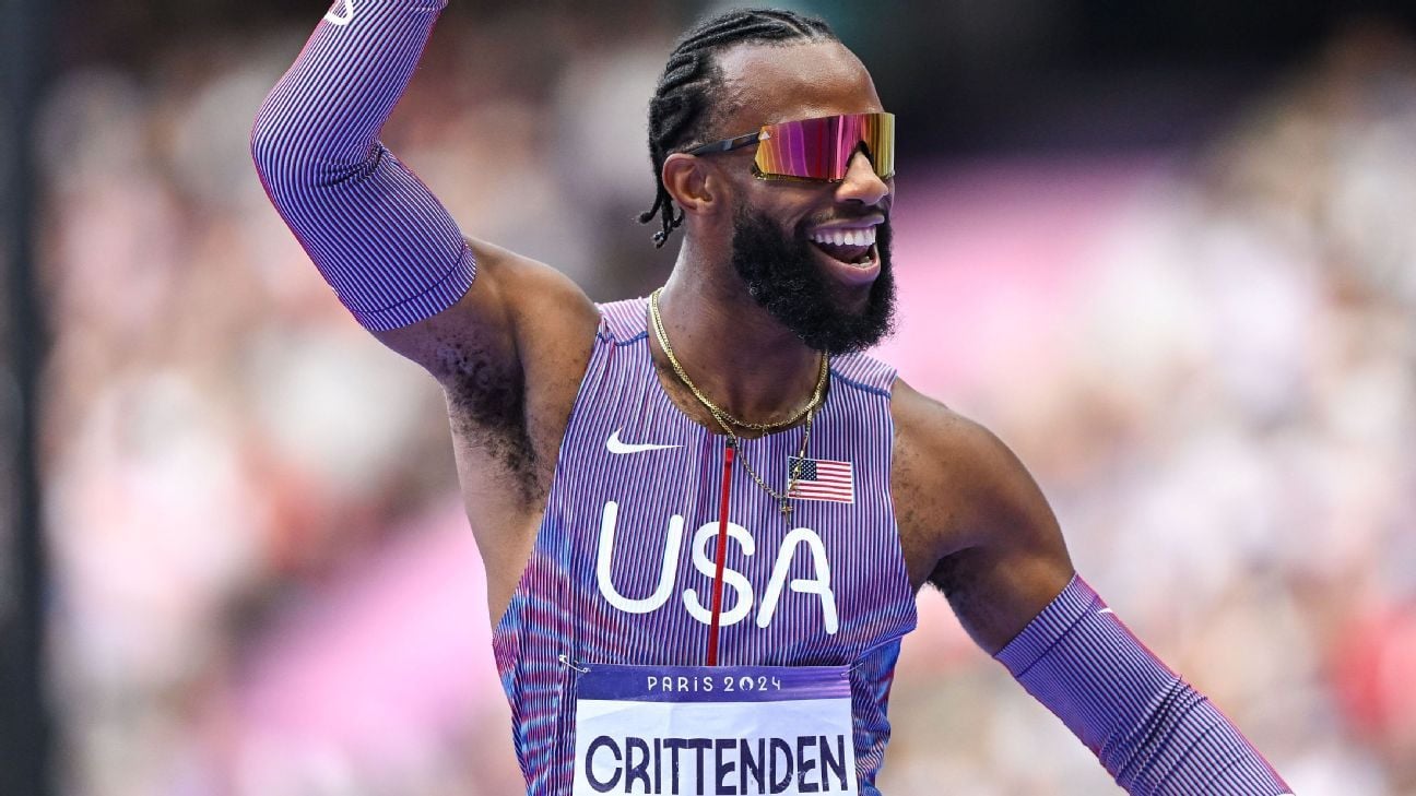 Olympic hurdler Freddie Crittenden reveals family ties to HOF QB Kurt Warner