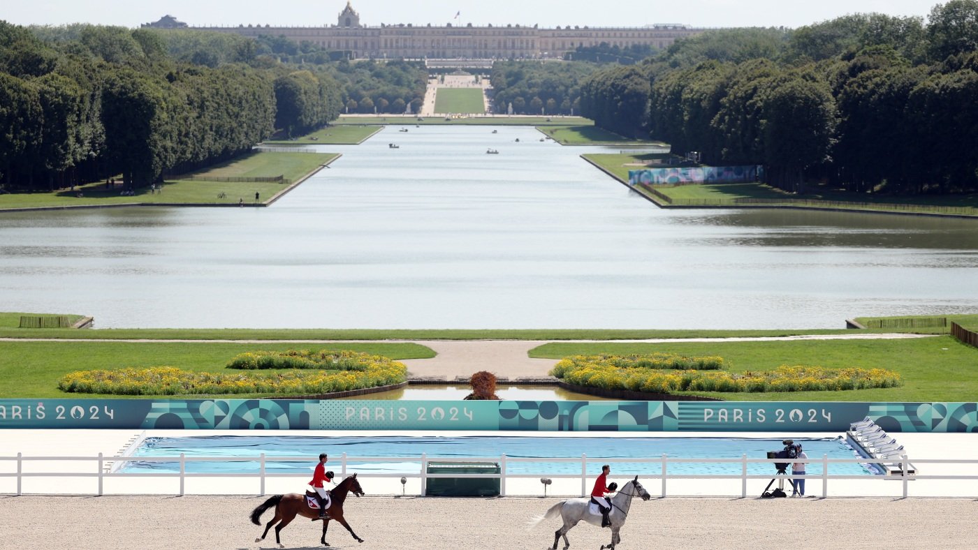 At Versailles, a grand Olympic venue dazzles spectators and competitors alike