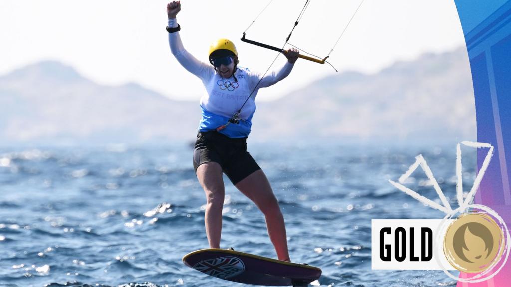 Aldridge wins women's kite sailing gold for GB