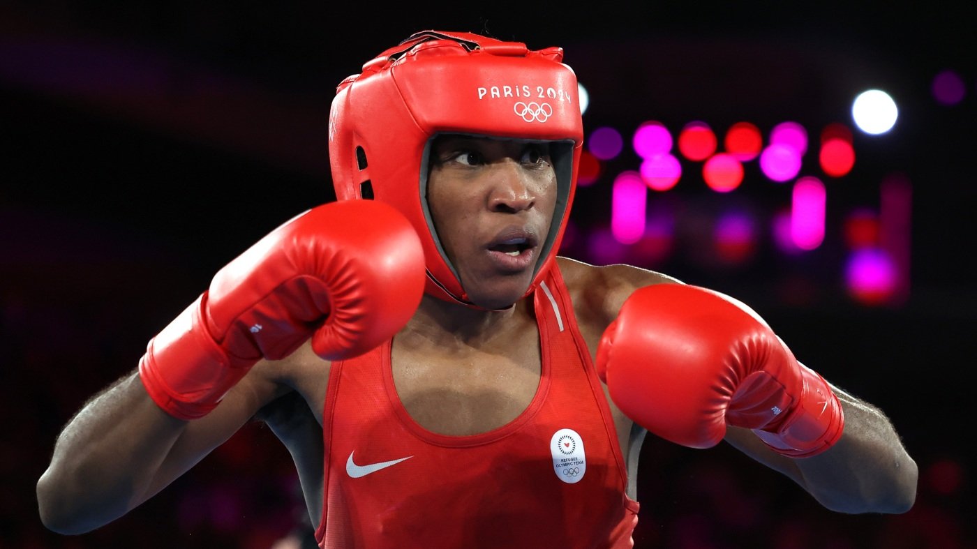 The Refugee Olympic Team wins its first-ever medal, thanks to boxer Cindy Ngamba