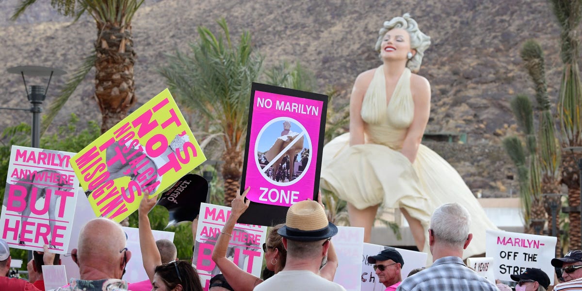 26-foot Marilyn Monroe statue in Palm Springs set to be moved following controversy