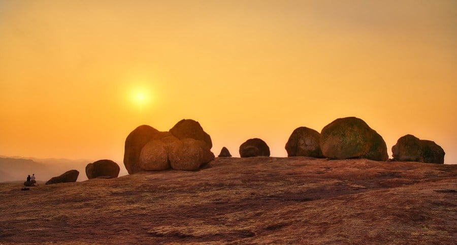 A Giant Rock Puzzle