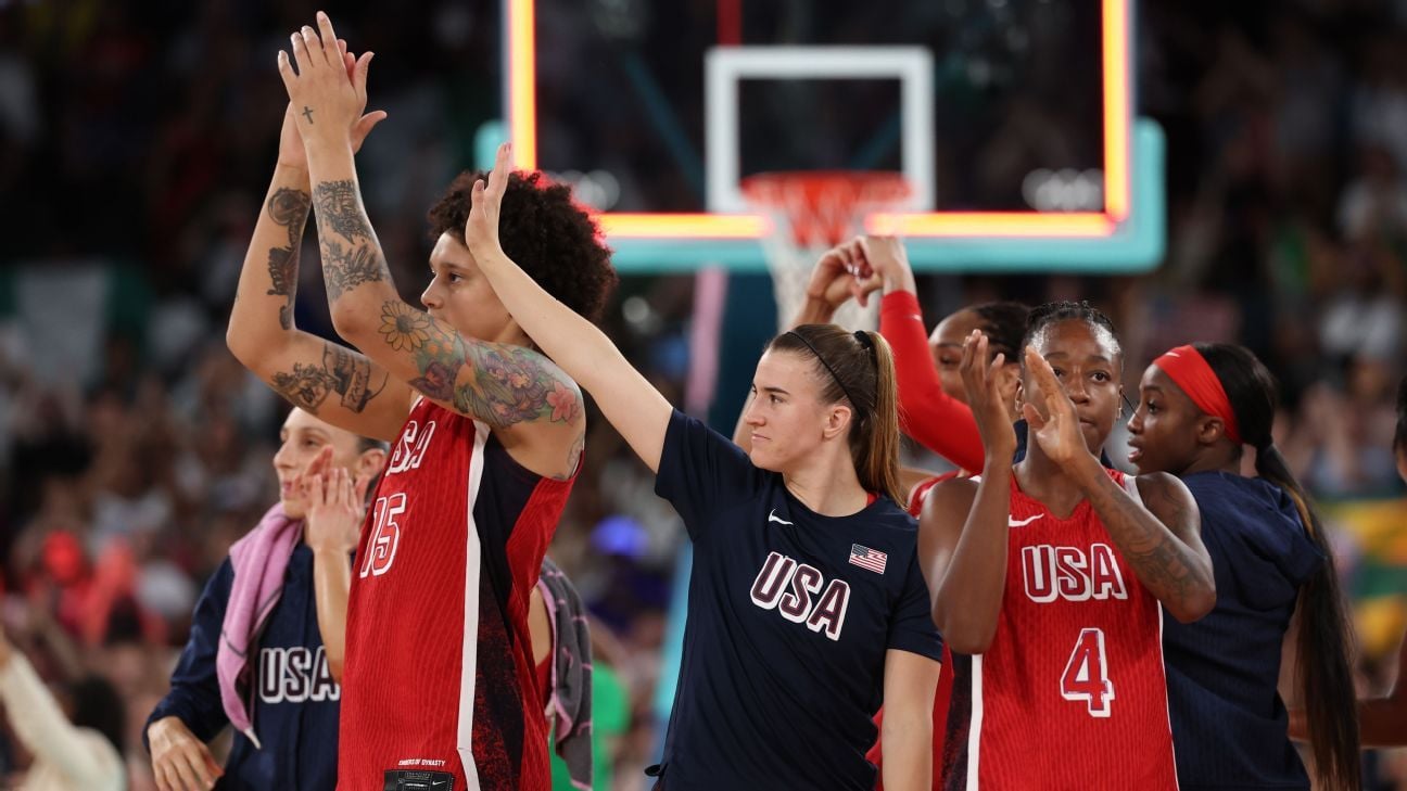 USA women's hoops faces France in gold medal game and more in Paris on Sunday