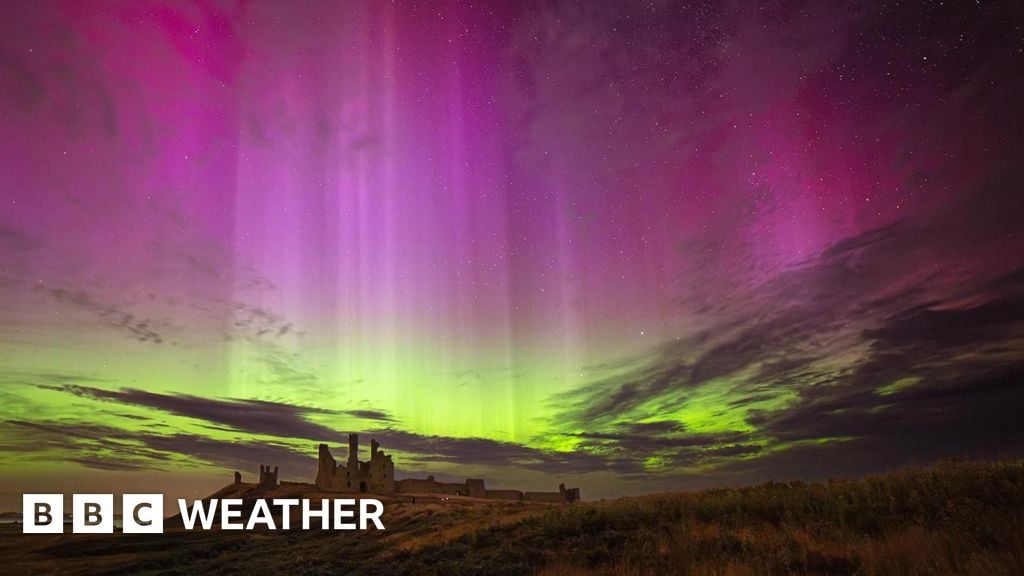 Northern lights illuminate skies as far south as Cornwall