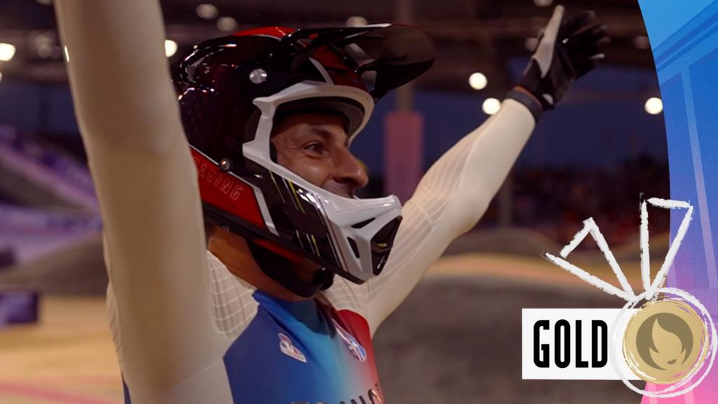 'What a race!' France wins all three men's BMX racing medals