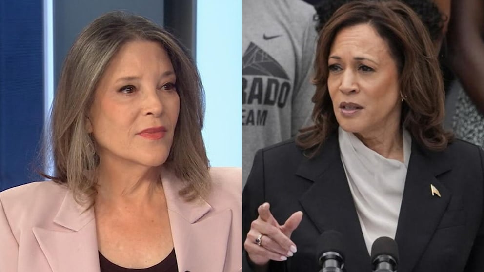 WATCH: Democratic presidential candidate Marianne Williamson discusses Harris' candidacy