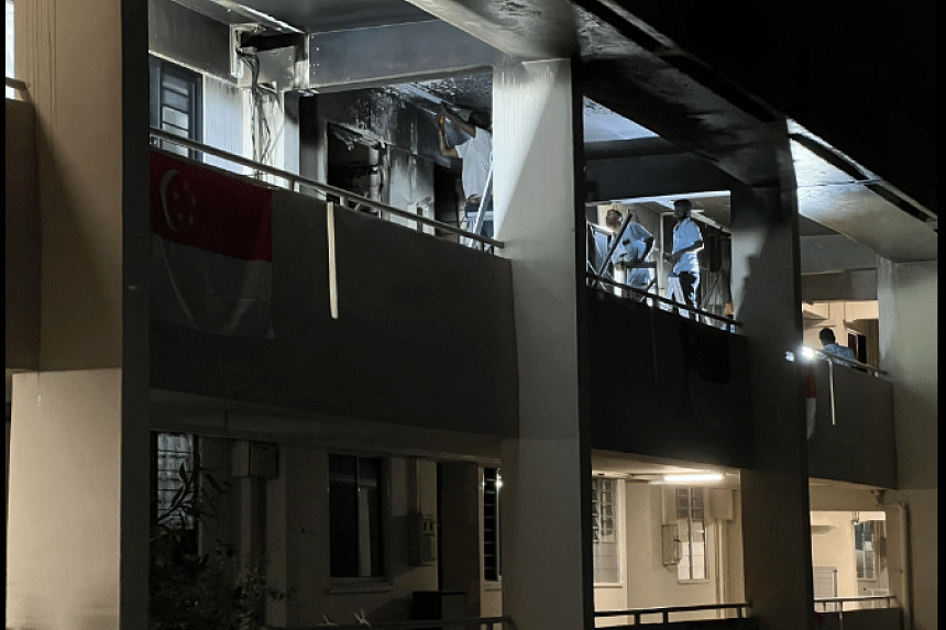 35 people evacuated after PAB-related fire breaks out at Clementi block