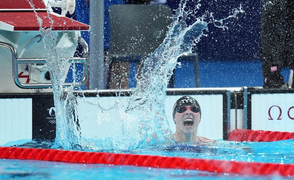 Katie Ledecky and Leon Marchand Put on an Incredible Show at the Paris Olympics