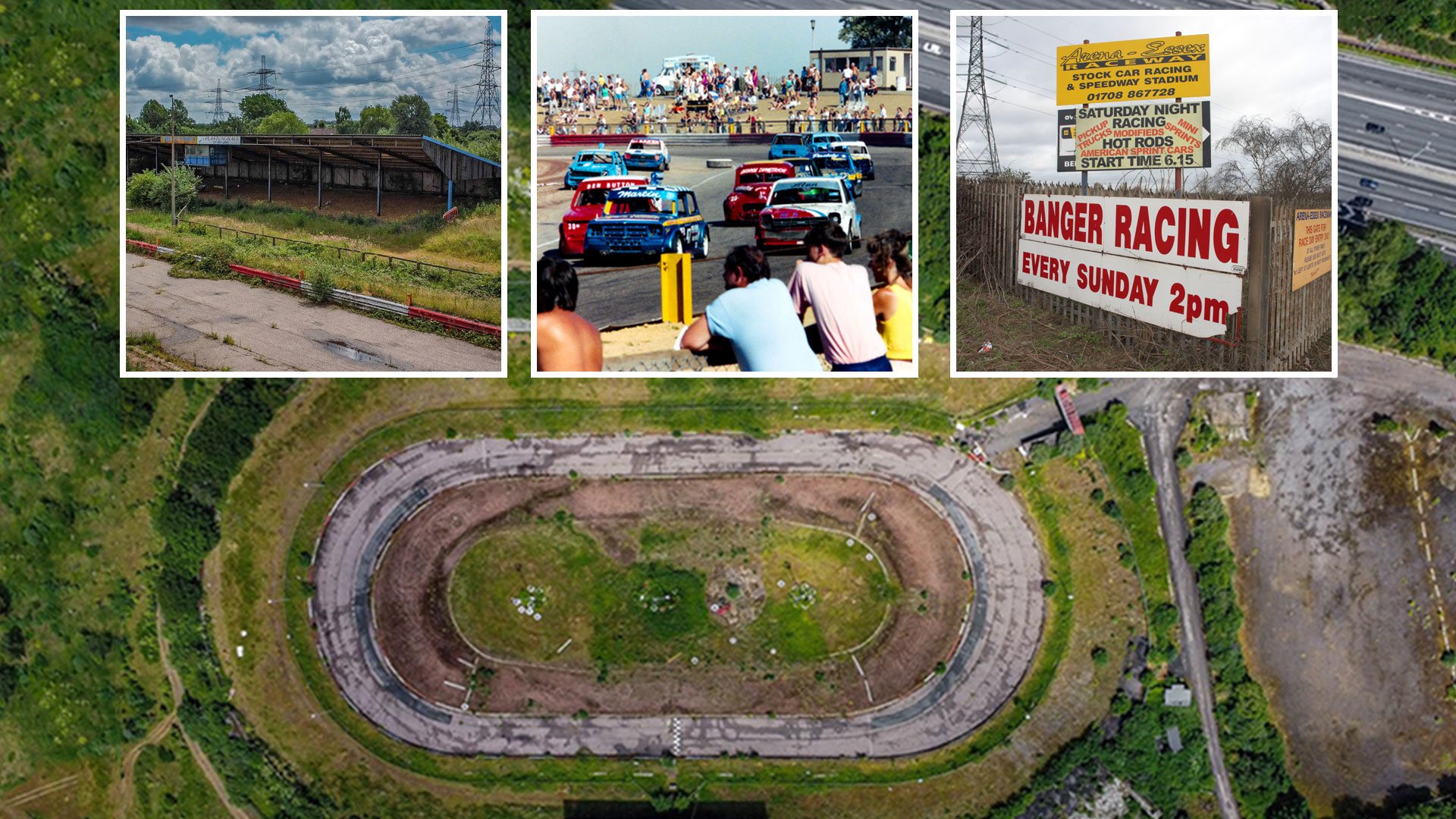 Abandoned British racetrack looks unrecognisable in eerie pictures after it is reclaimed by nature