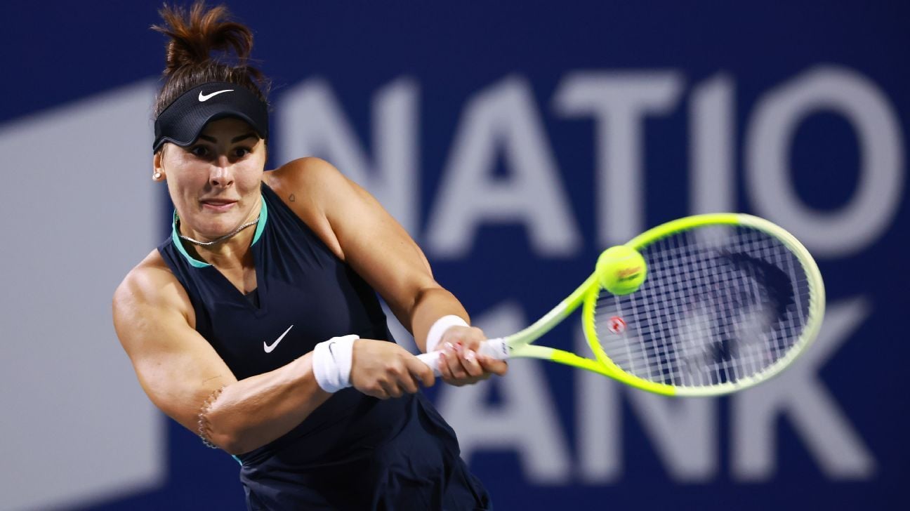 Andreescu ousted in three sets in Toronto opener