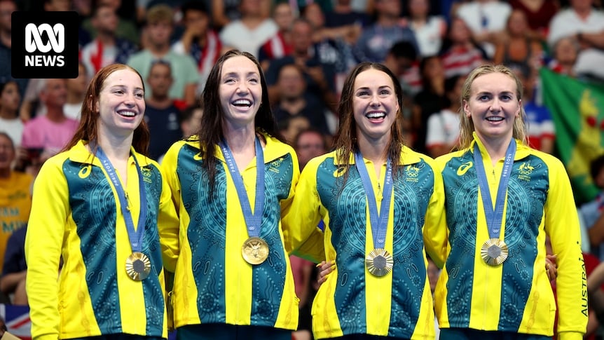 Ariarne Titmus, Mollie O'Callaghan lead Australian women's 4x200m freestyle relay to Paris 2024 Olympic Games summit