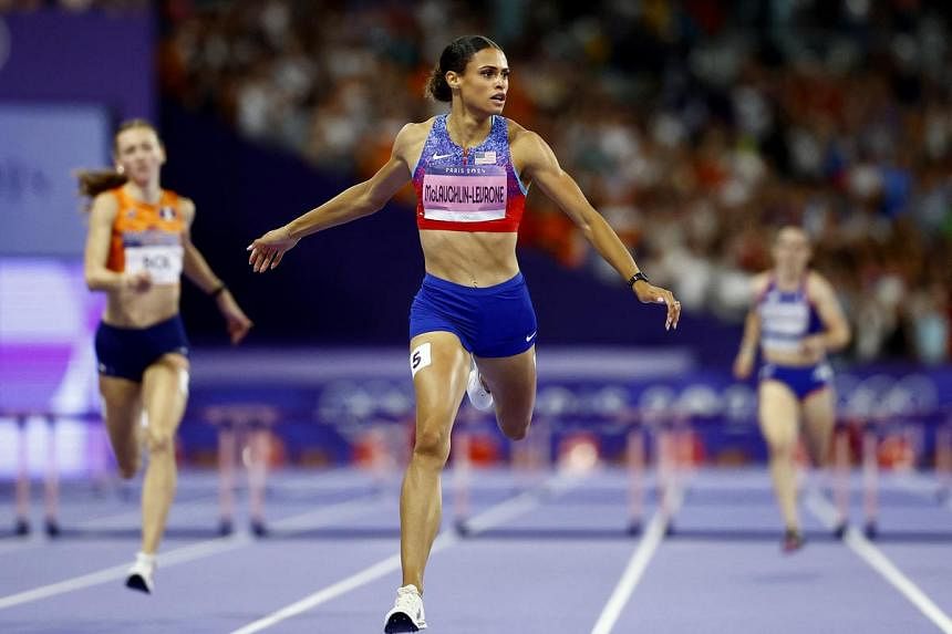 Athletics-McLaughlin-Levrone smashes world record to win 400m hurdles