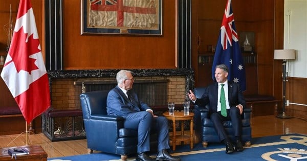 Australia, Canada stress cross-strait peace in defense statement