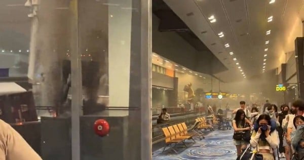 Baggage scanner in Changi Airport bursts into flames, travellers say 'it was getting hard to breathe'