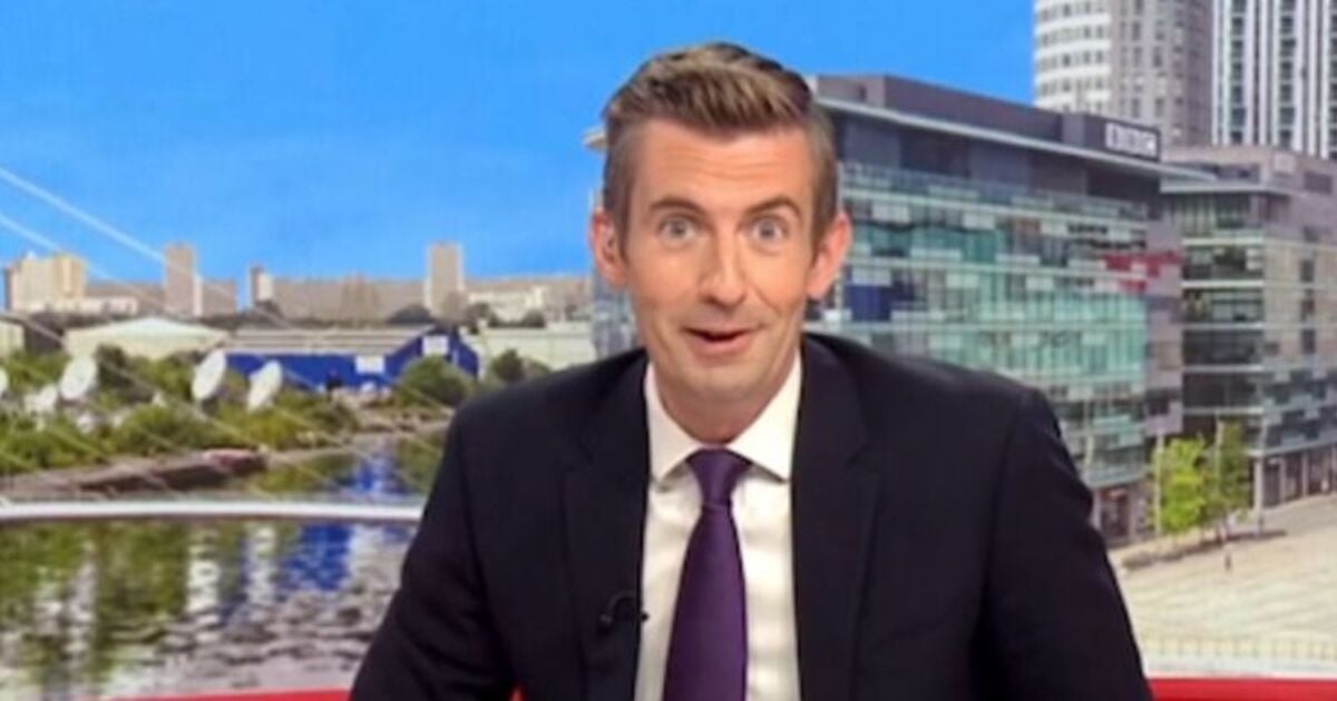 BBC Breakfast host red-faced as he's caught off guard in awkward moment