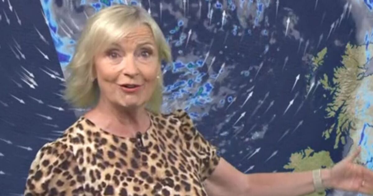 BBC Breakfast's Carol Kirkwood suffers wardrobe blunder as co-star points out error