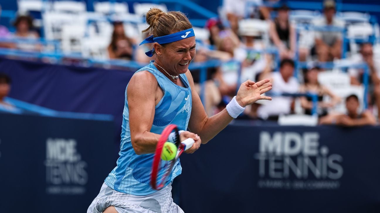 Bouzkova takes out No. 1 Sabalenka in DC Open