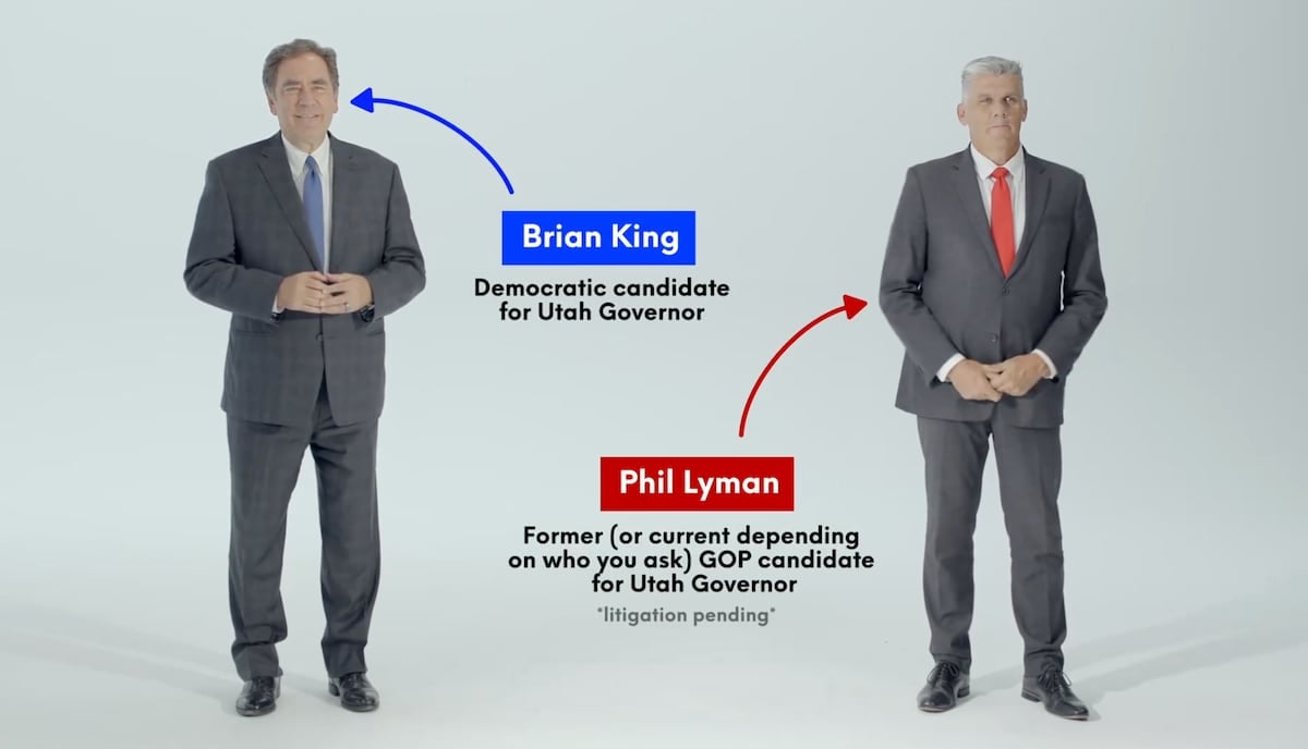 Check out this political odd couple: Brian King and Phil Lyman team up against Gov. Spencer Cox in new ad