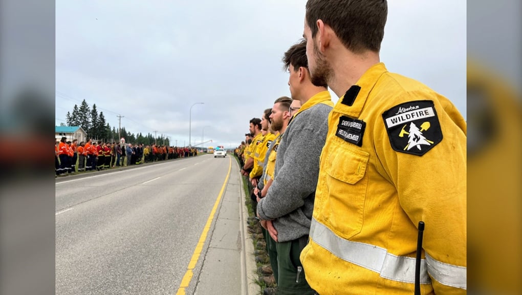 Calgary firefighter killed by falling tree battling Jasper wildfire 