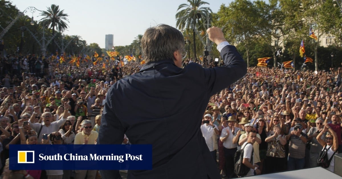 Catalan separatist Carles Puigdemont returns to Spain after 7 years despite threat of arrest