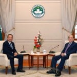 CE meets BOC Macau president to discuss Finance Sector and Cooperation Zone