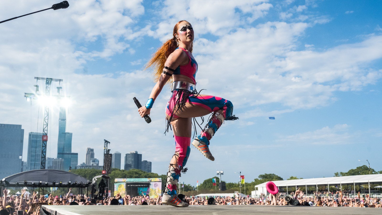 Chappell Roan Gives Headline-Worthy Set; Megan Thee Stallion, Hozier Talk Cease-Fire on Lolla Day 1