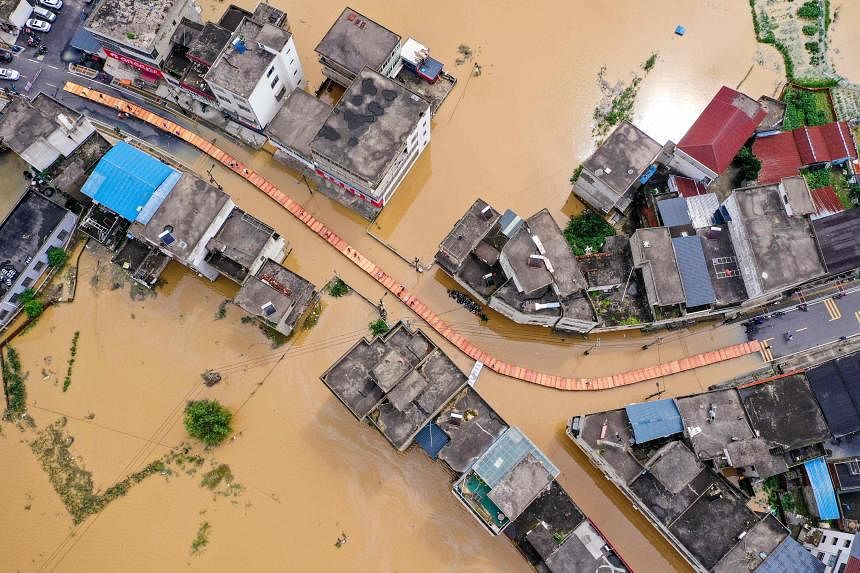 China's rains and floods led to near doubling of natural disaster losses in July