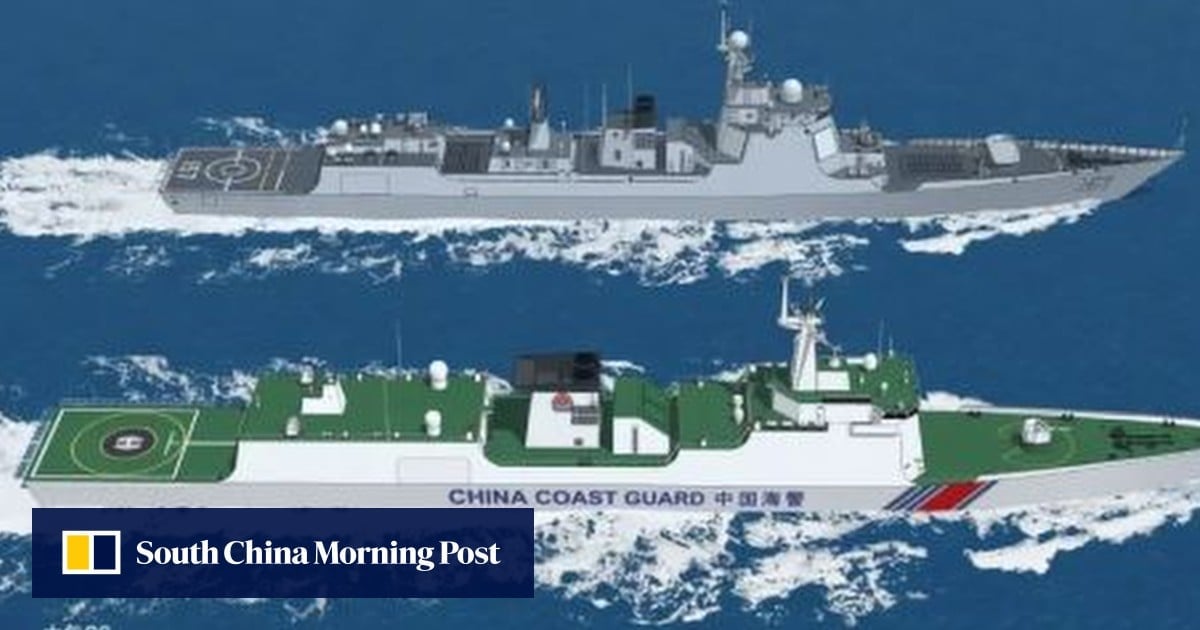 Chinese coastguard set to get new ship modelled on advanced Type 052D destroyer